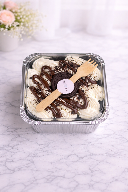Chocolate Sponge and Vanilla Cream